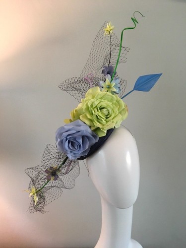 green lilac fascinator hat | eBay