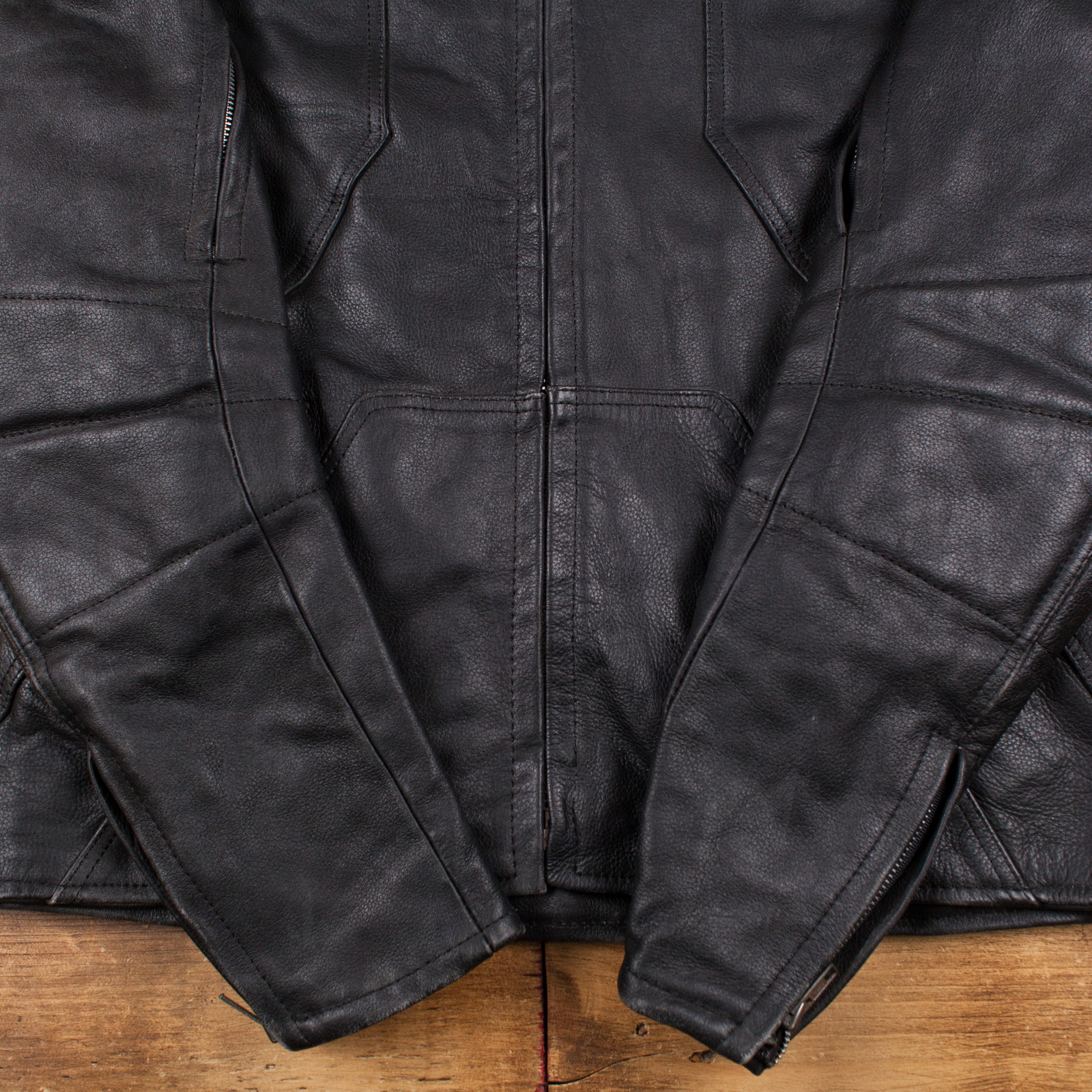 Vintage Unik Leather Jacket L Biker Rider Black Womens Zip eBay