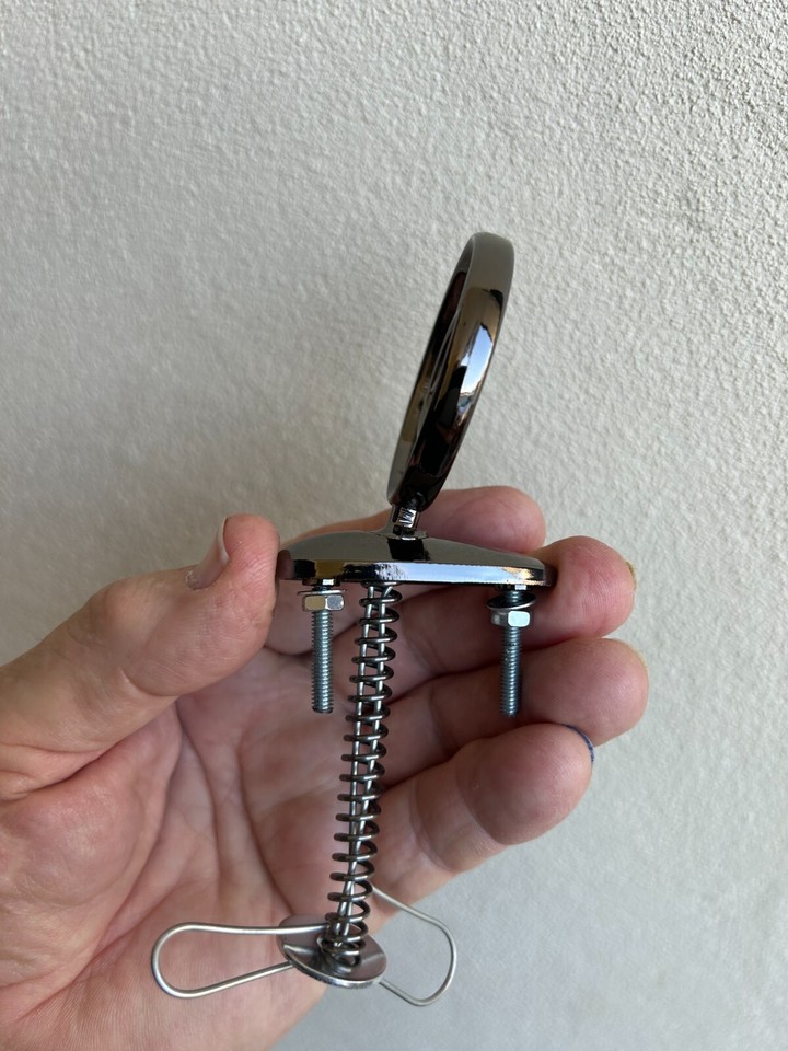 GUNSIGHT Black Chrome 2" CAR HOOD ORNAMENT EMBLEM fit most car trucks