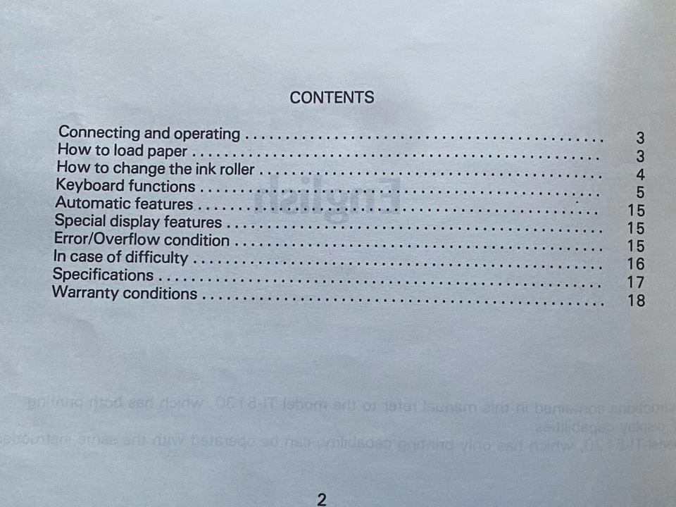 Manuel Texas Instruments TI-5120 TI-5130 Electronic Calculator / Vintage Retro - Photo 4/4
