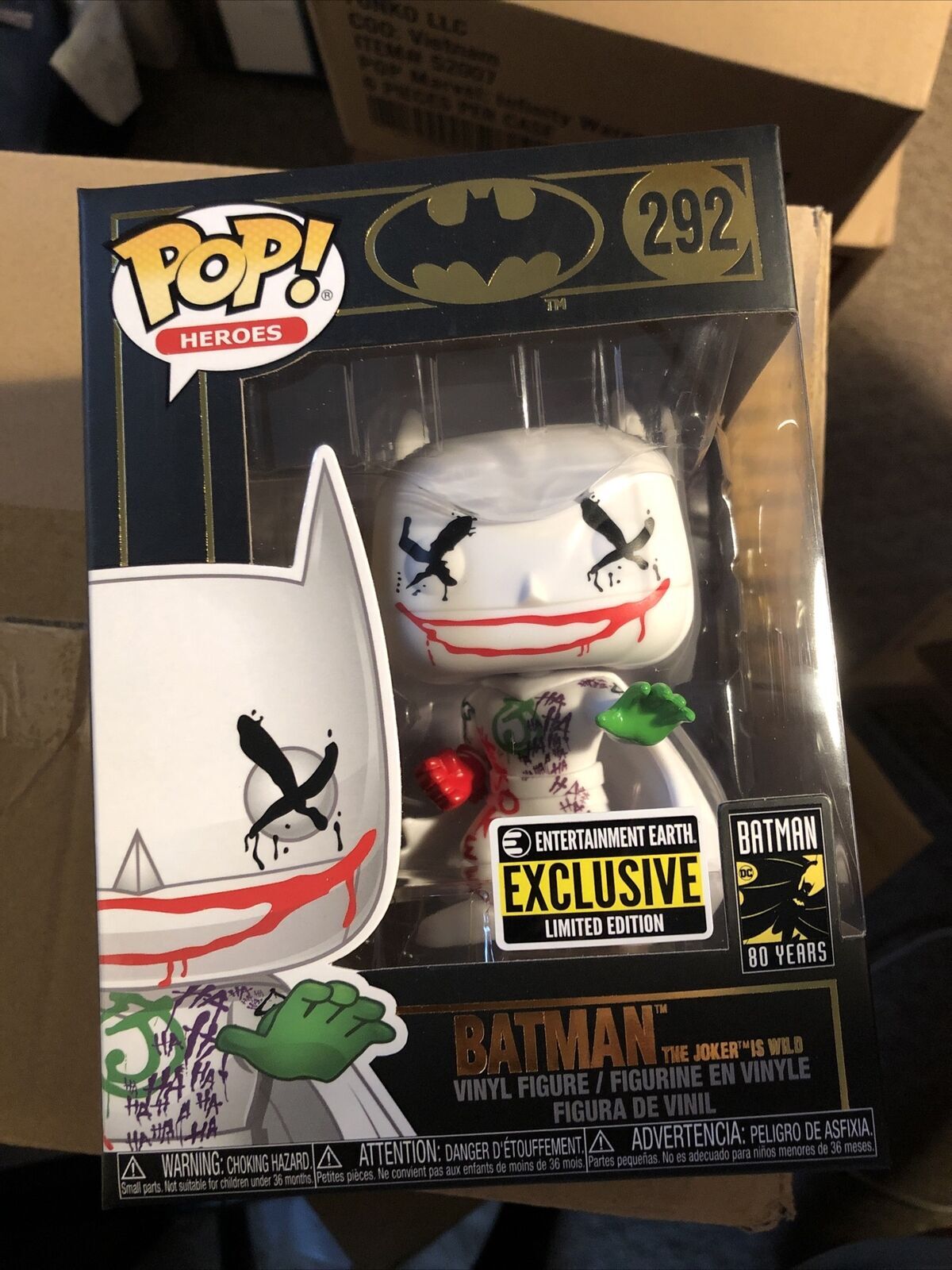 Funko Pop! Figuras De Acción De Vinilo Exclusivas De Dc Heroes: Dc The Batman 292# De Batman