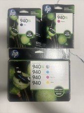 GENUINE HP 940XL 940 Ink Cartridge 4-Pack  Black Magenta for Officejet-Expired