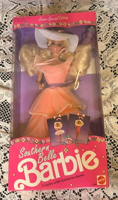 Southern Belle Barbie Doll Sears Special Edition 1991 Mattel 2586