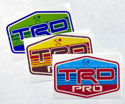 TRD PRO Decal Fits on Toyota FJ Cruiser Tacoma 4 Runner Tundra 