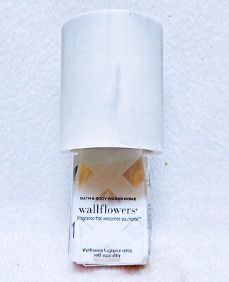 1 Bath Body Works Wallflower WHITE MARBLE LOOK Wall Plug In Unit Air Freshener