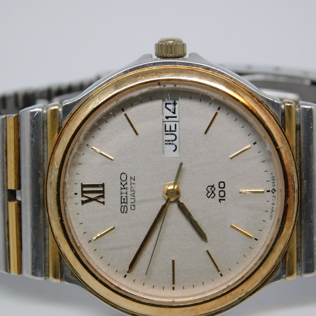 パーツ SEIKO Vintage Seiko 6309-8220 MILITARY Dial 17J Day/Date Analog Men's