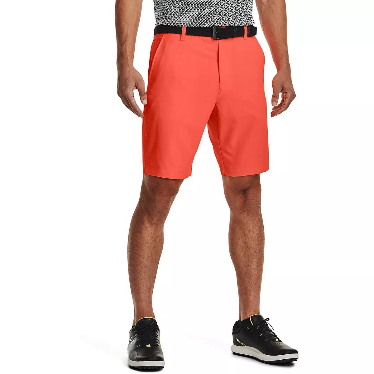 NWT Men's Under Armour Drive Golf Shorts Electric Tangerine Orange- Size 32