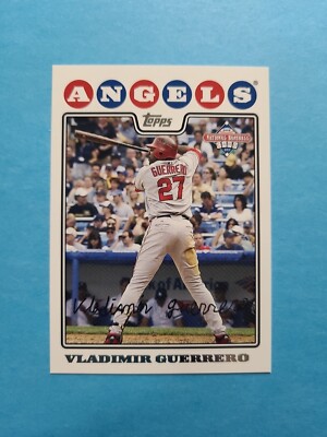 VLADIMIR GUERRERO 2008 TOPPS NATIONAL BASEBALL CARD DAY # 5 G2854