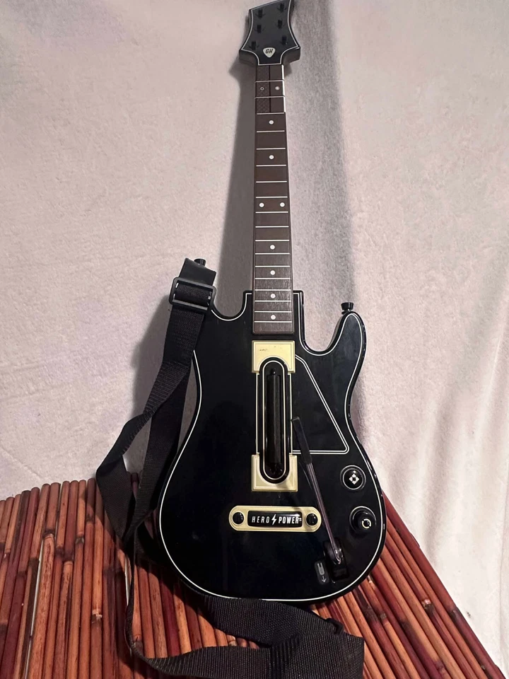 Activision Guitar Hero Black Wireless Controller Nintendo Wii | Tested Pre-Owned - Image 3 of 4