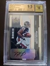 2006 Leaf Rookies & Stars # 222 Devin Hester  BGS 9.5  / 10 Auto  # 21/50