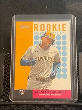 Jackson Chourio RC 2024 Topps Heritage High #  Rookie Performers Brewers
