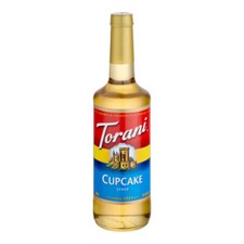 Torani Cupcake Flavoring Syrup 750 mL Glass Bottle 880363020