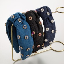 Donna Strass Fascia Elegante Jeans Capelli Cerchio Copricapo Accessori per