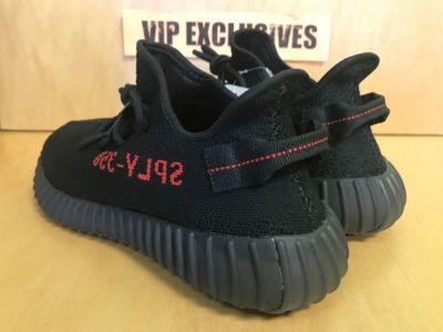 Adidas Yeezy 350 V2 Core Black Red 2017 Bred Boost Low SPLY Kanye