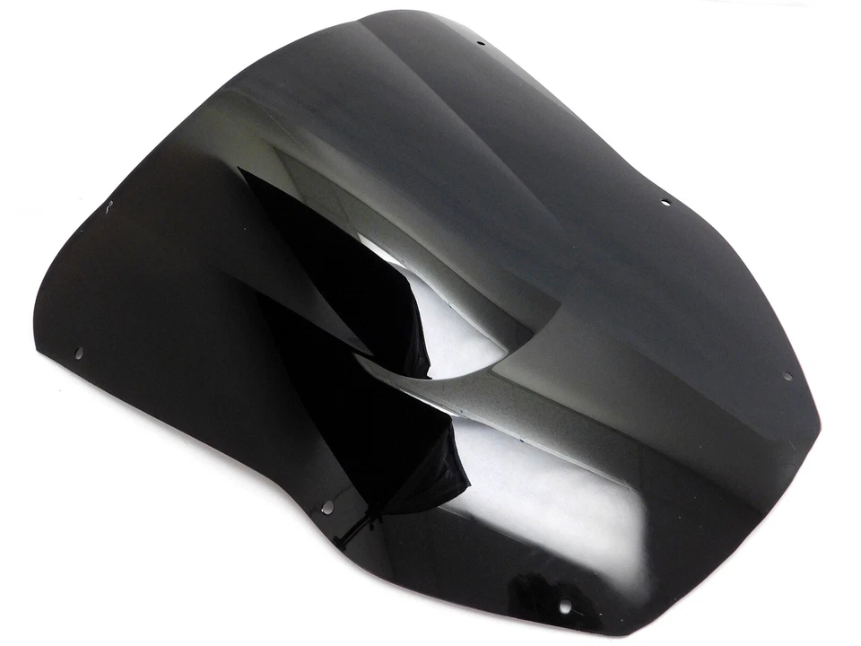 ABS Black Double Bubble Windscreen Windshield for 2000-2001 Kawasaki Ninja ZX12R - Image 2 of 4