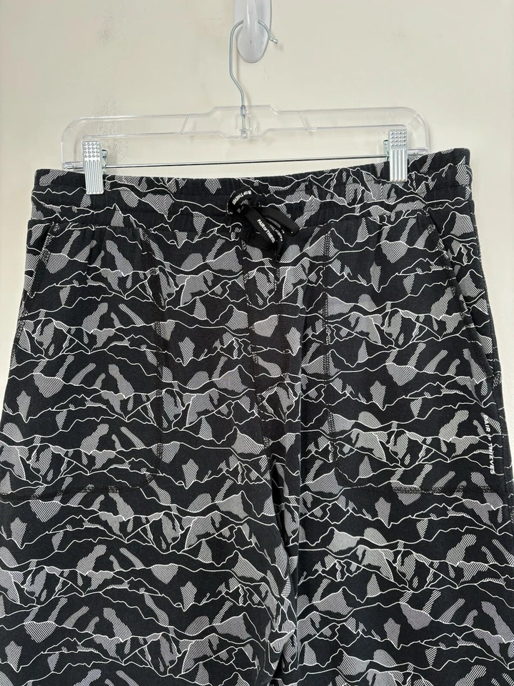 Par de pantalones de salón Thieves grandes para hombre negros y grises cintura con cordón supersuave Foto 3 de 4