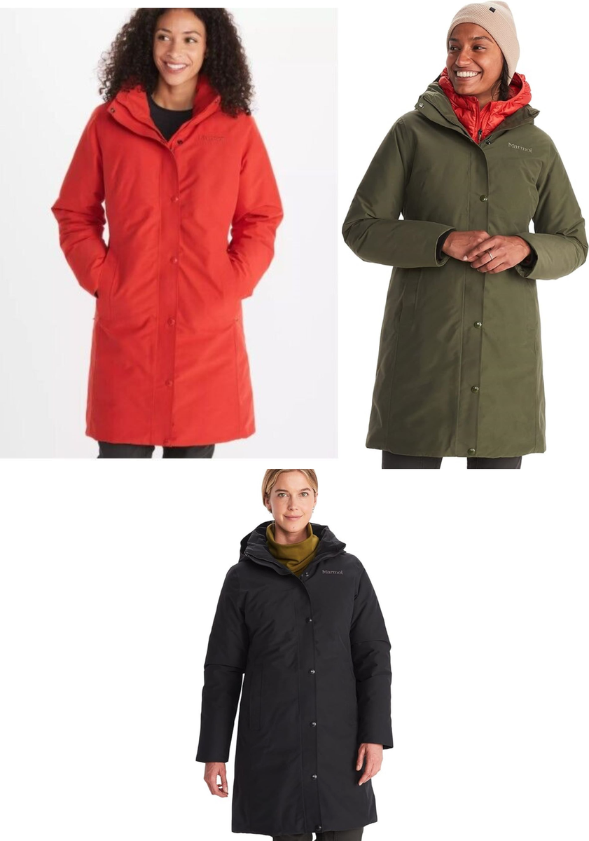 値下げ◾️Marmot ダウンコート　レディース　M MARMOT WOMEN'S CHELSEA DOWN INSULATED SNOW COAT JACKET BLACK