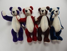 World of Miniature Bears By Theresa Yang 4" Plush Panda Bear Lot 872P-LOT