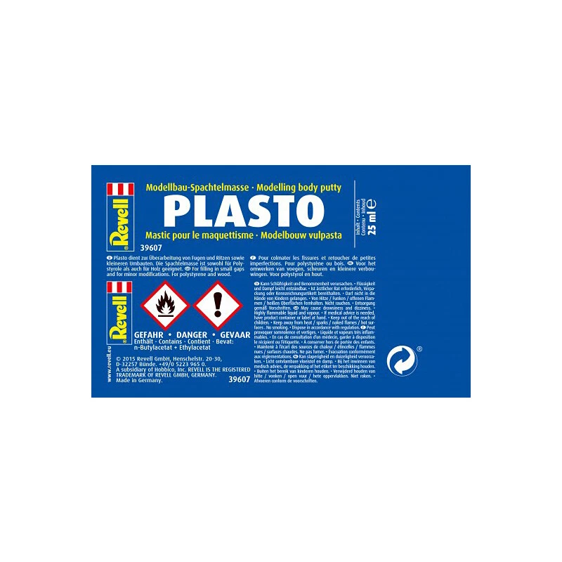 Revell 39607 Plasto Spachtelmasse 25 ml - Bild 2 von 2