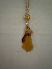 Disney Snow White and The Seven Dwarfs Jewelry Necklace Charm gold color