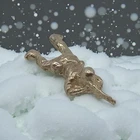 Hand Poured Army Man Soldier Figurine 4.34g .925 Sterling Silver Mini Statue