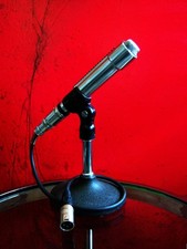 Vintage 1970's Electro Voice 676 dynamic cardioid microphone Hi Z w accessories