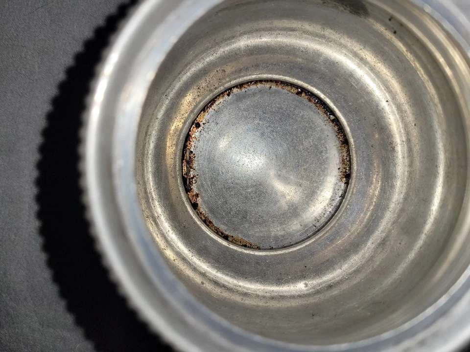 sugar bowl silver plated - Vintage 3.5" H x 5" W - Image 3 of 4