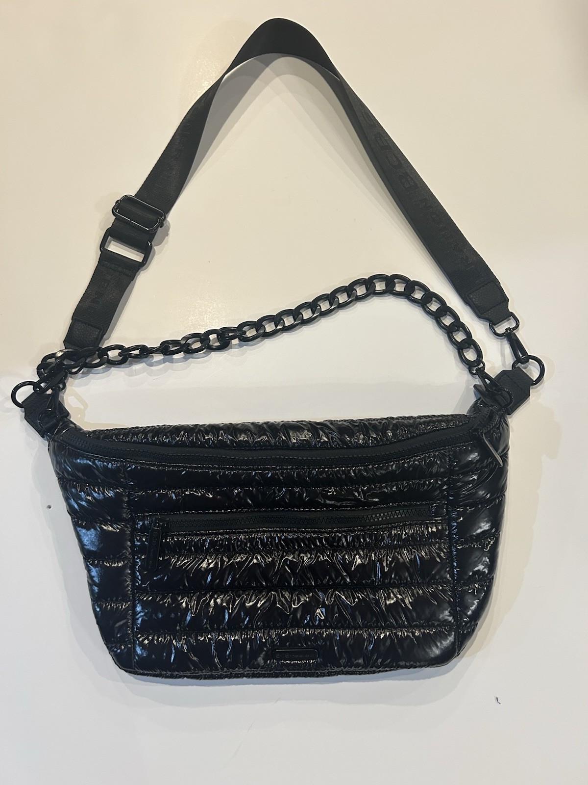 BCBGeneration Puffer Collection Black Shoulder Cr… - image 4