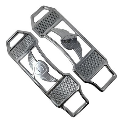 Covingtons Customs Chrome Diamondback Floorboards - C3034-C