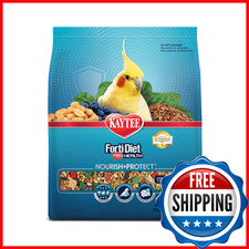 Kaytee Forti-Diet Pro Health Cockatiel Food, 5 lbs - Digestive  Immune Support