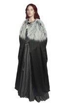 Adults 60" Length Cloak Shield Maiden Viking Medieval Fantasy Cape Fancy Dress