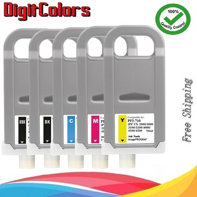 A full set of PFI-710 Ink Tank for Canon iPF TX-4000 TX-4100 TX-4200 TX-3200