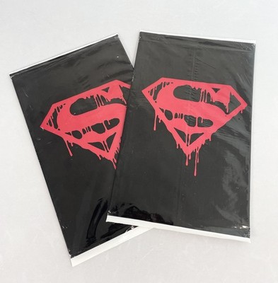 Superman 75 Black Bag Bloody Superman Logo Death of Superman Death