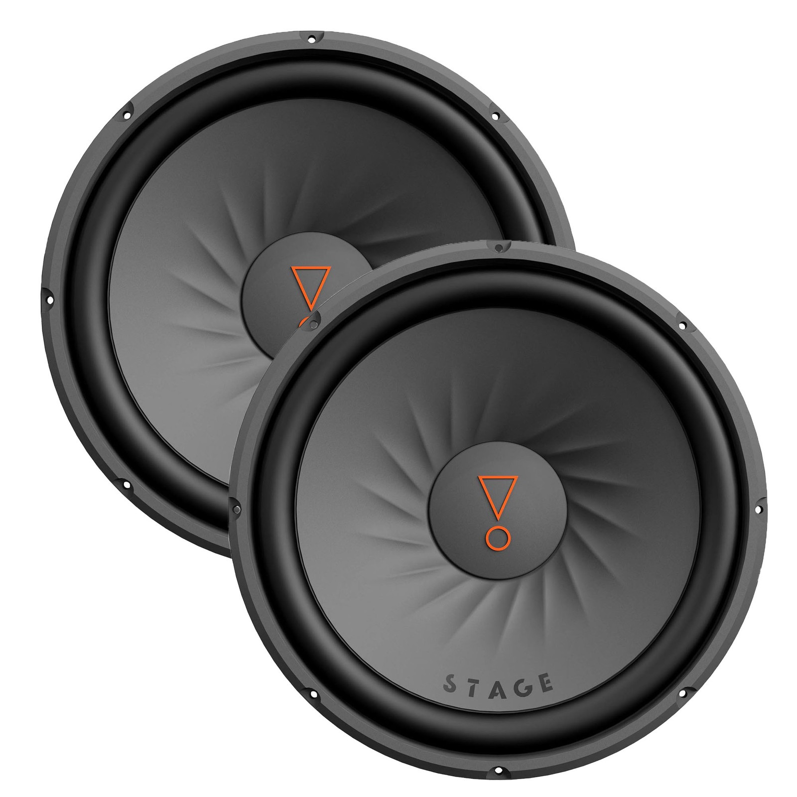 JBL - Two STAGE122 12" Car Audio Subwoofers