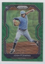 2021 Panini Prizm Tier II Green Wave Prizm Josh Fleming #108 4s2