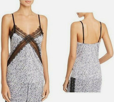 Satin Camisole Eyelash Lace Lavender Floral Size XL JASON WU 95 - NWT