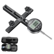 0-1'' Digital Dial Indicator Table Saw Gauge Suitable for Table Saws Black