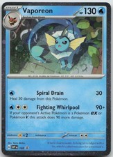 Vaporeon (Cosmos Holo) 168 NM SVP SV: Scarlet & Violet Promo Cards Holofoil