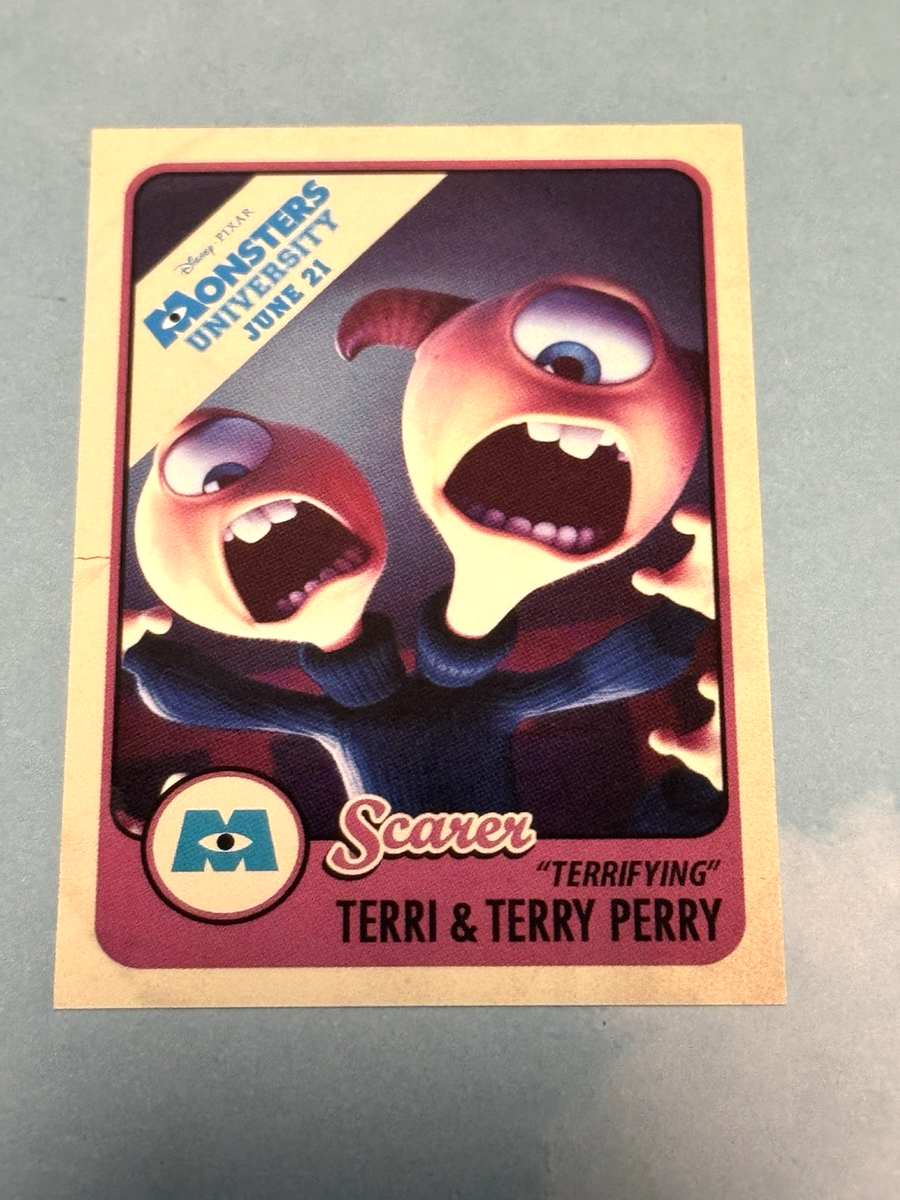 Terri & Terry Perry Disney Monsters University Scare Card #9 Projectionist  | eBay