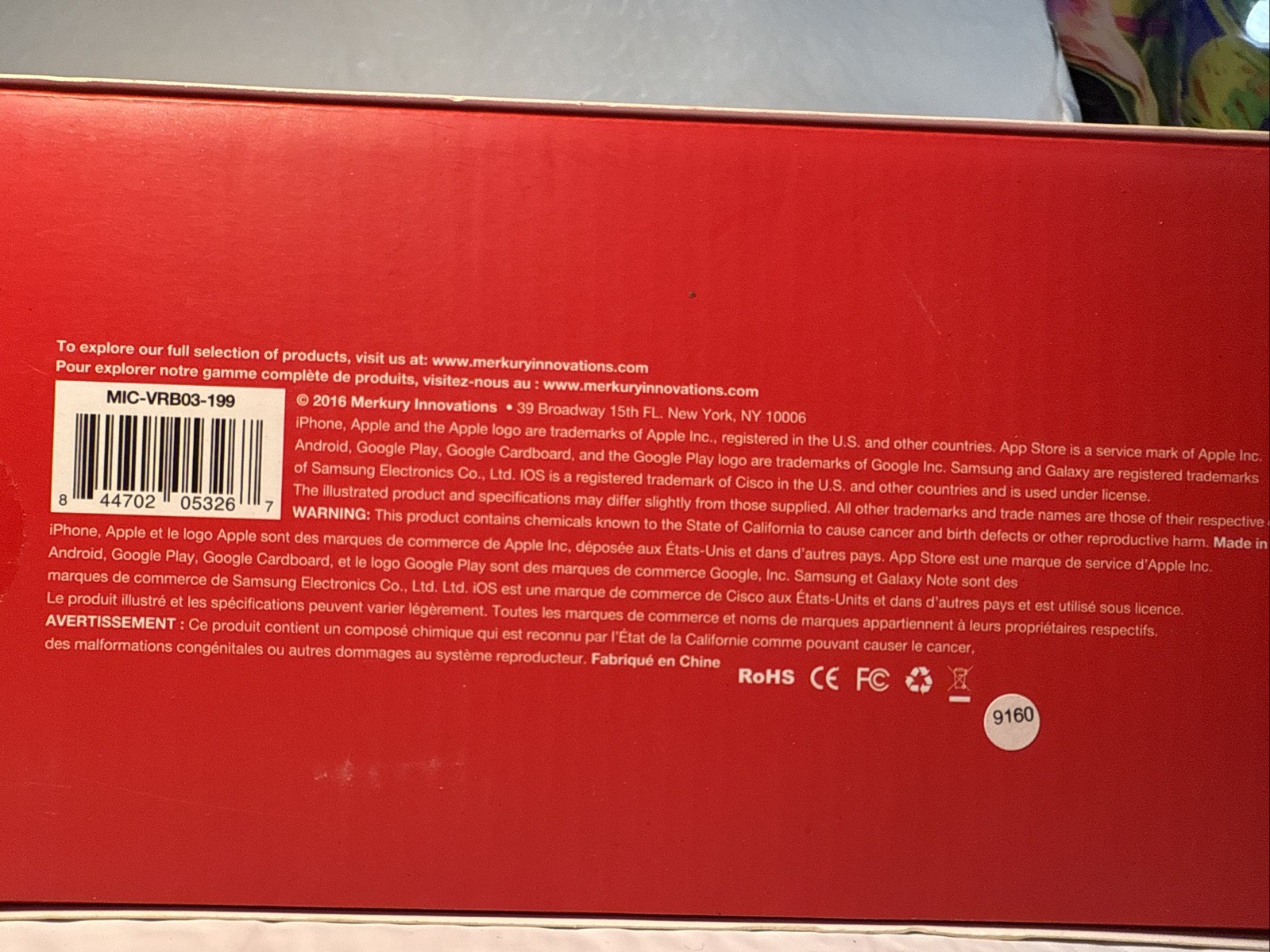 EVO VR Virtual Reality Headset for Smartphones-Bluetooth Controller Included NEW