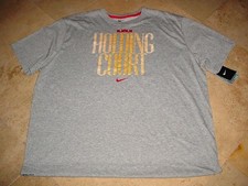 NWT NIKE LEBRON JAMES HOLDING COURT DRI-FIT BASKETBALL TEE GRAY SZ 3X 3XL XXXL