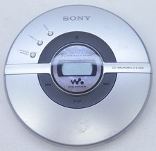 Sony D-EJ109 Portable CD Walkman G Protection Silver Color Tested/Works