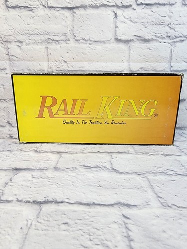 MTH Rail King #30-76245 Jersey Central Auto Carrier Freight Car w/ Original Box - Picture 2 of 3