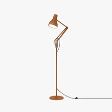 Floor Lamp Orange Brown