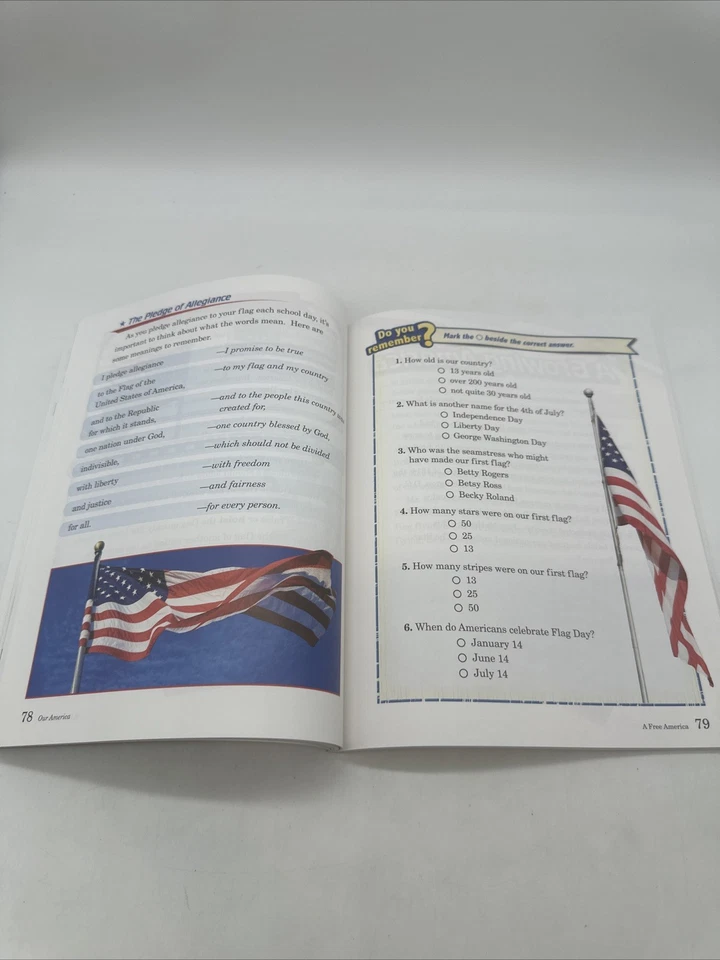 Abeka Our America Student Text (5th Edition) 2nd Grade History Reader NEW - Image 4 of 4