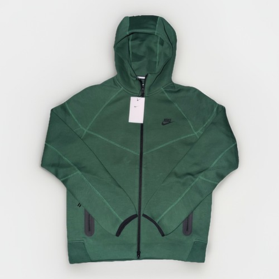 #ad #ad NWT Nike Tech Fleece Windrunner Green Men#x27;s Size Medium Hoodie Jacket FQ1883 341 $79.99