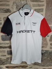 Aston Martin Racing by Hackett Polo Shirt Mens Size L White + Free T-Shirt Pair