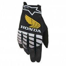 Alpinestars (Honda) MX Gloves - Honda Radar Gloves - Black/Gray/Yellow