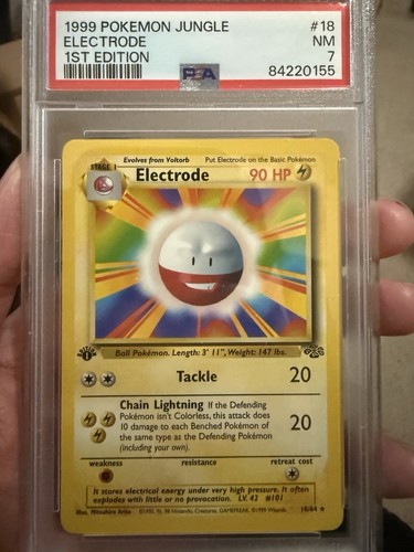 Electrode (1st Edition) graded PSA 7 for sale on eBay