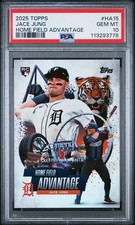 2025 TOPPS HOME FIELD ADVANTAGE #HA15 JACE JUNG PSA 10